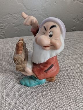 Disney Figurine with Red and Teal Accents